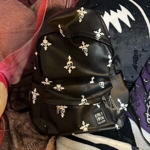 Killstar Skull and Cross Bookbag